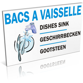 Sanitaires  Bac à vaisselle