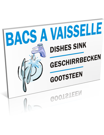 Sanitaires  Bac à vaisselle