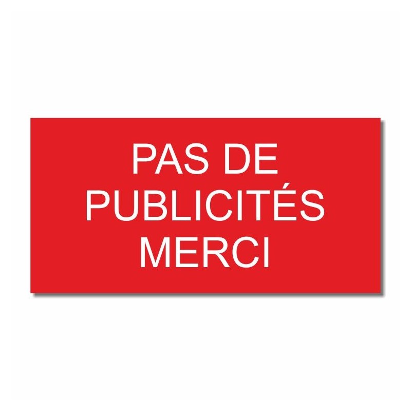 Pas de publicités- Merci