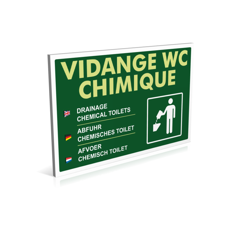 Logo WC chimique - EBCD Signalétique