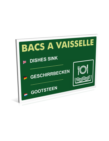 Sanitaires  Bac à vaisselle