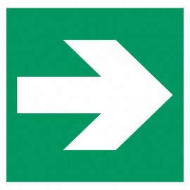 Flèche directionnelle à 90 degrés