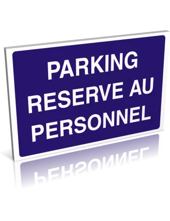 Parking réservé au personnel