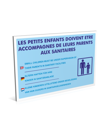 Sanitaires  Les petits enfants accompagnés aux sanitaires