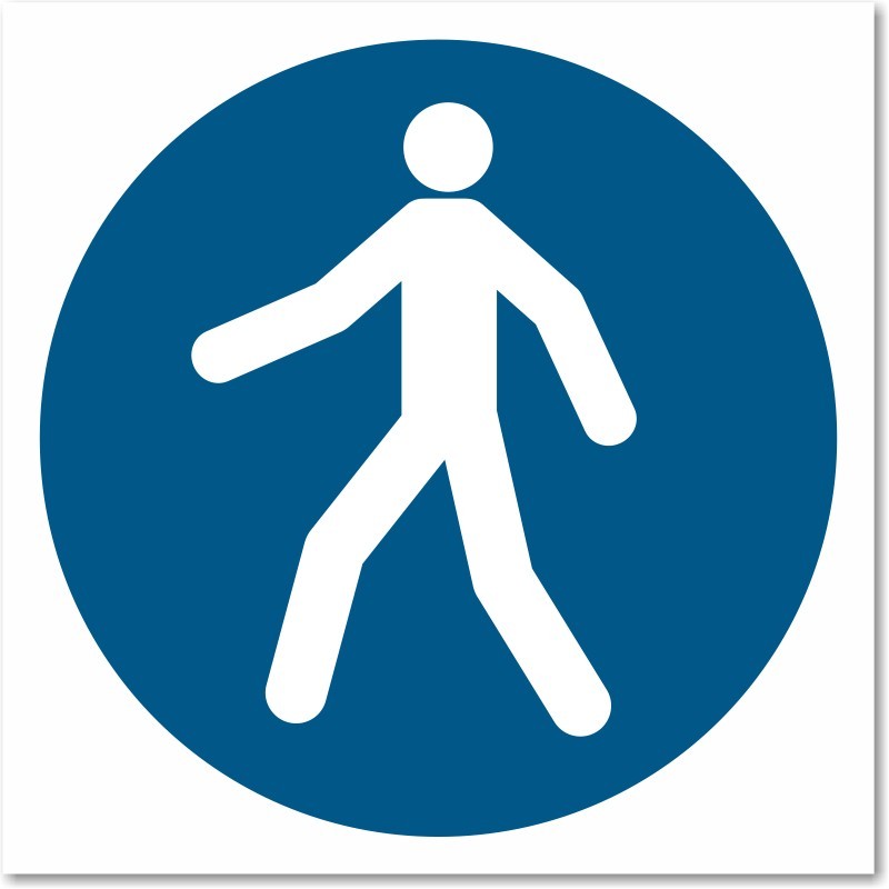 Passage obligatoire pour piétons Passage obligatoire pour piétons