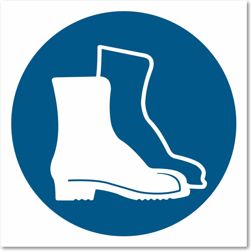 Port obligatoire des chaussures de sécurité Port obligatoire des chaussures de sécurité