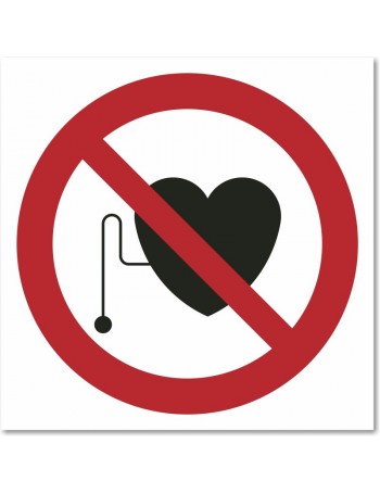 Accès interdit aux porteurs d'un stimulateur cardiaque