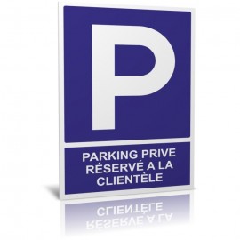 Parking privé - Réservé à la clientèle