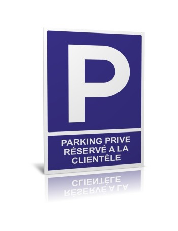 Parking privé - Réservé à la clientèle