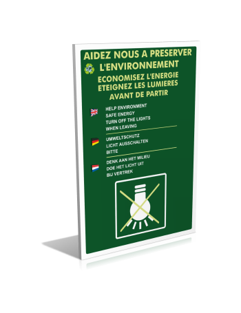 Sanitaires  Aidez nous à préserver l'environnement