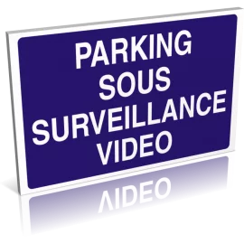 Parking sous surveillance vidéo