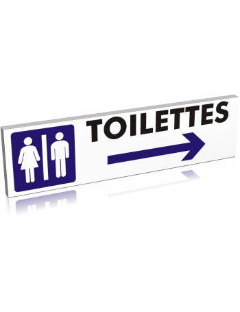 Sanitaires  Flèche toilettes Hommes/Dames
