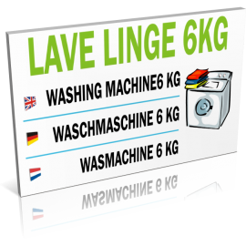 Sanitaires  Lave linge 6kg