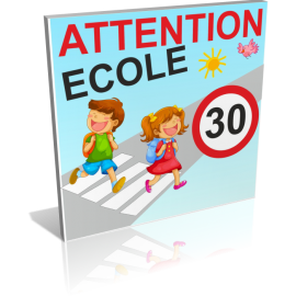 Attention école 30km/h