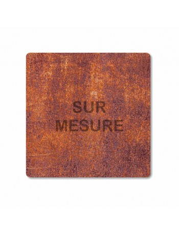 Plaque de porte texture sur mesure