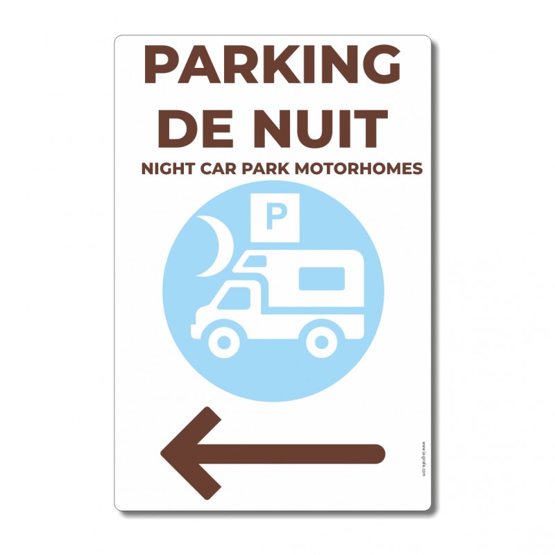 Parking de nuit camping-cars gauche - La-Girafe.com