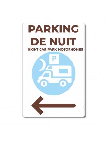 Parking de nuit camping-cars gauche - La-Girafe.com