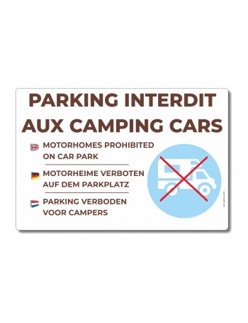 Parking interdit aux camping-cars - La-Girafe.com