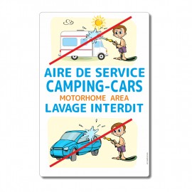 PANNEAU INFORMATION AIRE POUR CAMPING-CAR (F0224)