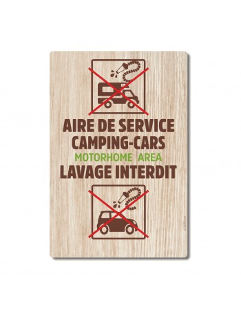 Aire de service camping-cars vertical - La-Girafe.com