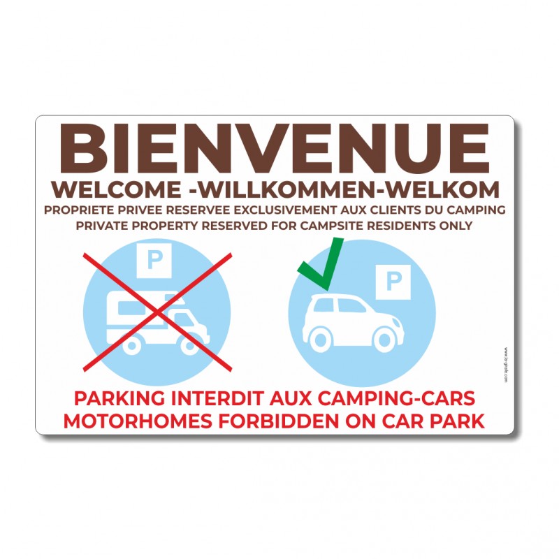 Bienvenue - parking interdit aux camping-cars - La-Girafe.com