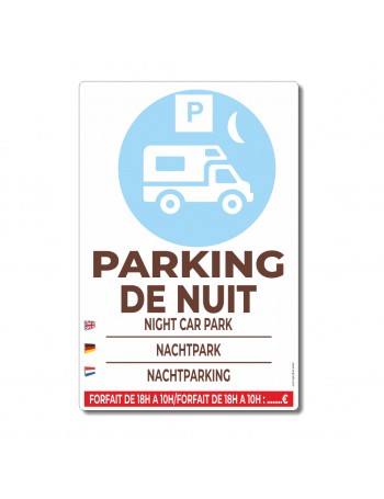 Parking de nuit camping-cars avec prix - La-Girafe.com