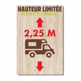 Hauteur limitée camping-cars - La-Girafe.com