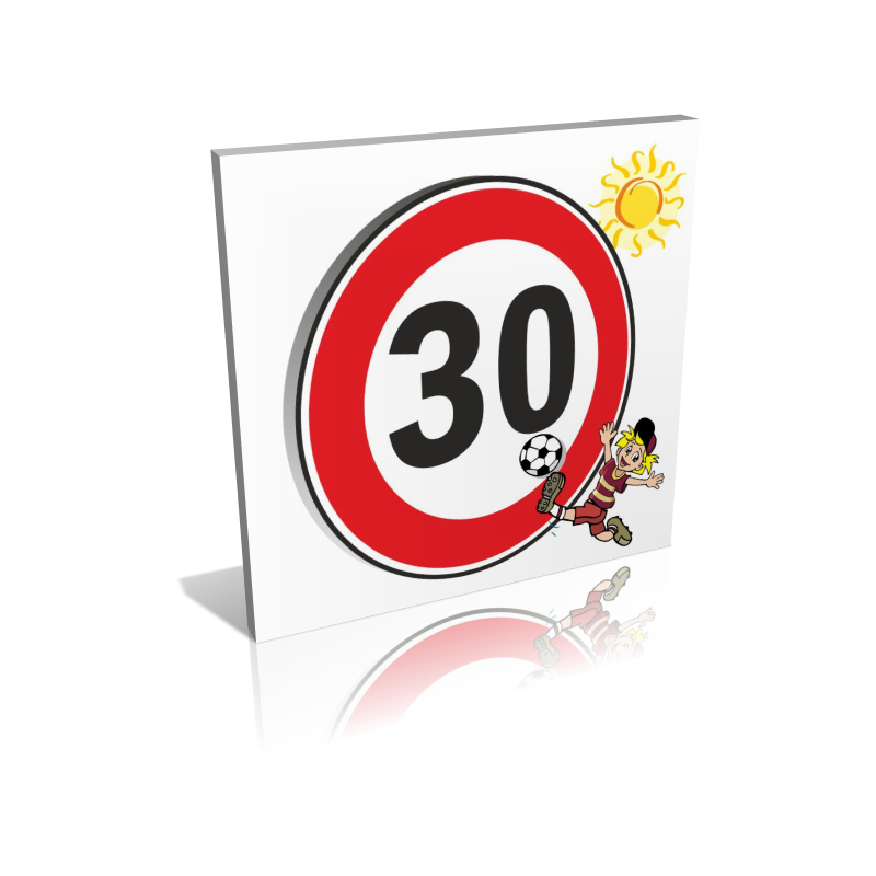 30 km/h personnage foot