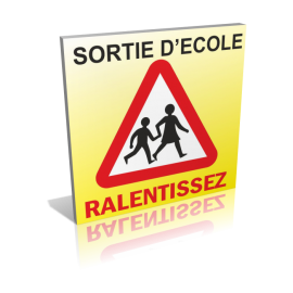 Sortie d'école - Ralentissez