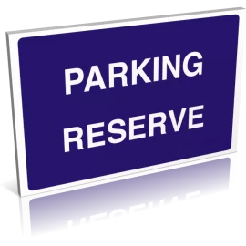 Parking réservé