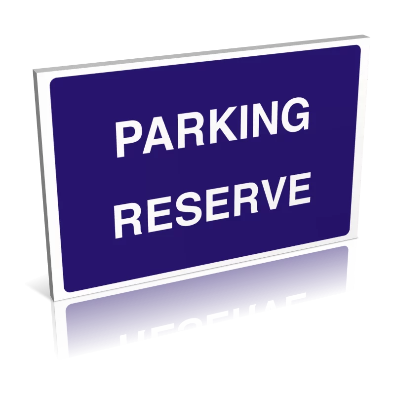 Panneau parking réservé