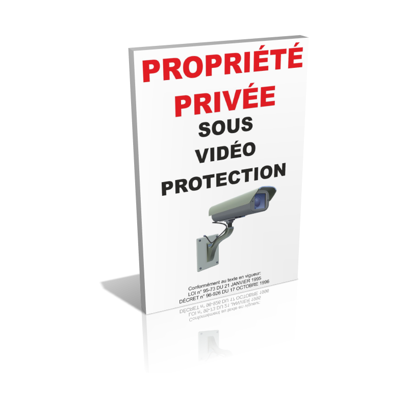 Propriété privée sous vidéo protection