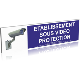 Etablissement sous vidéo protection