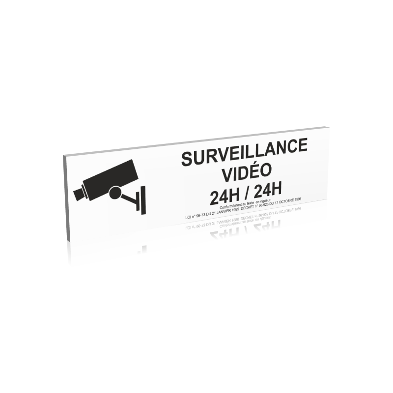 Surveillance vidéo 24H/24H - Noir