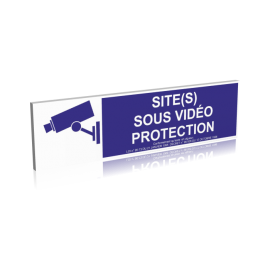 Site(s) sous vidéo protection - Bleu