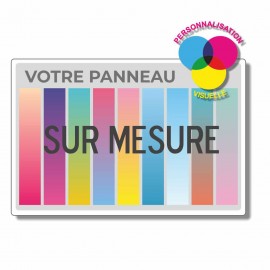 panneau couleur