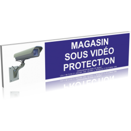 Magasin sous vidéo protection