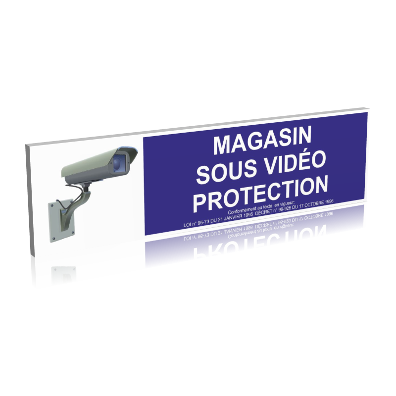 Magasin sous vidéo protection