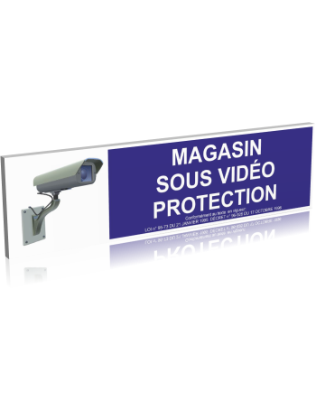 Magasin sous vidéo protection