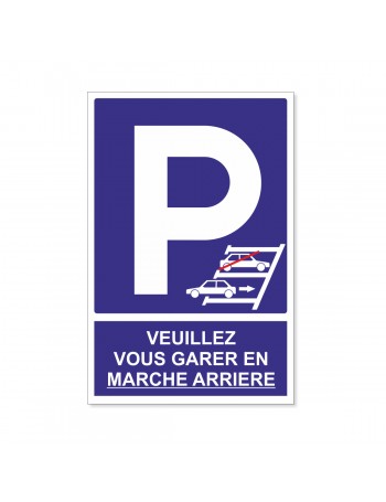 Veuillez vous garer en marche arrière