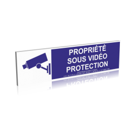 Propriété sous vidéo protection - Bleu