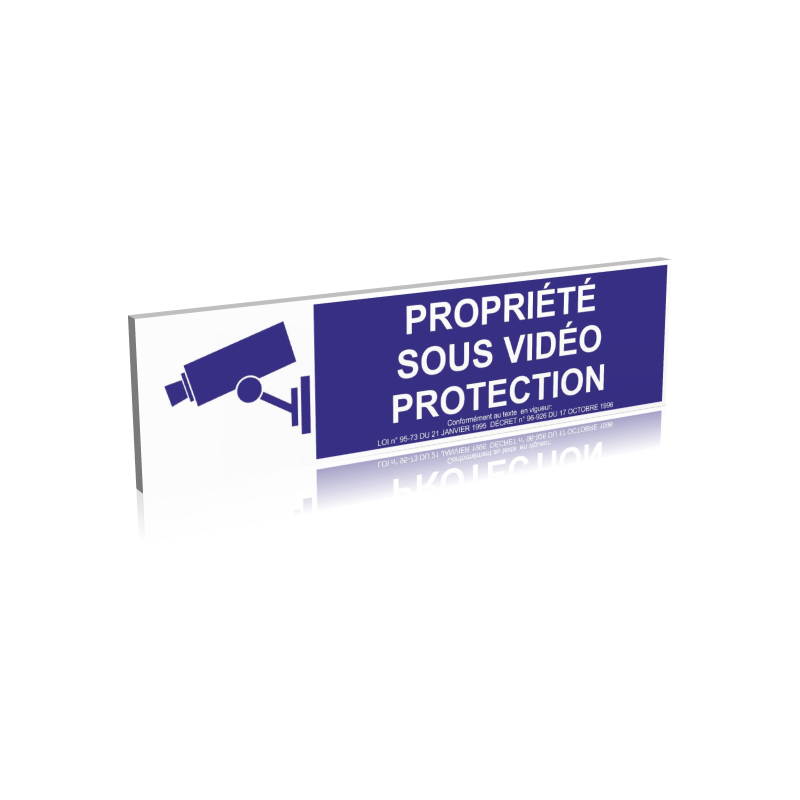 Propriété sous vidéo protection - Bleu
