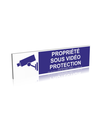 Propriété sous vidéo protection - Bleu