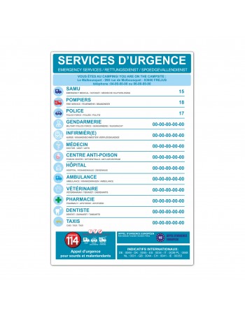 Services d'urgence