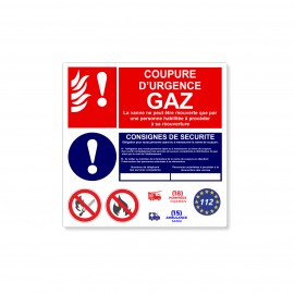 Coupure d'urgence gaz