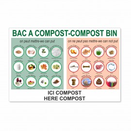 Panneau bac à compost