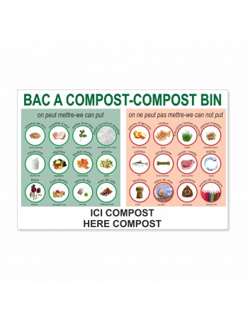 Panneau bac à compost