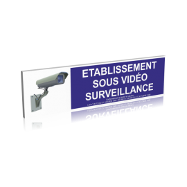 Etablissement sous vidéo surveillance