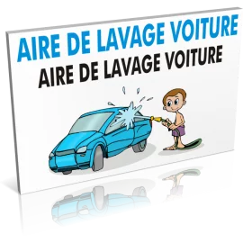 Entrée  Aire de lavage voiture