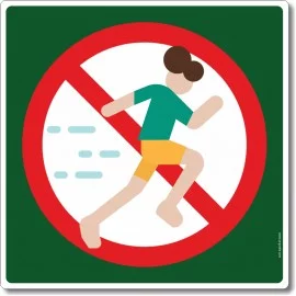 Interdiction de courir